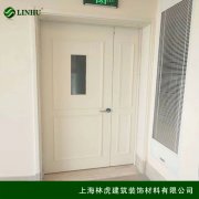 木質子母帶亮窗防火門