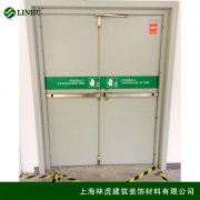 鋼質(zhì)雙開平板防火門