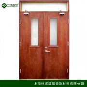 木質(zhì)帶搖頭窗雙開防火門