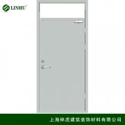 鋼質(zhì)單開帶亮窗防火門