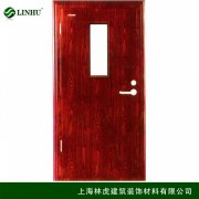 木質(zhì)單開(kāi)帶玻璃防火門(mén)